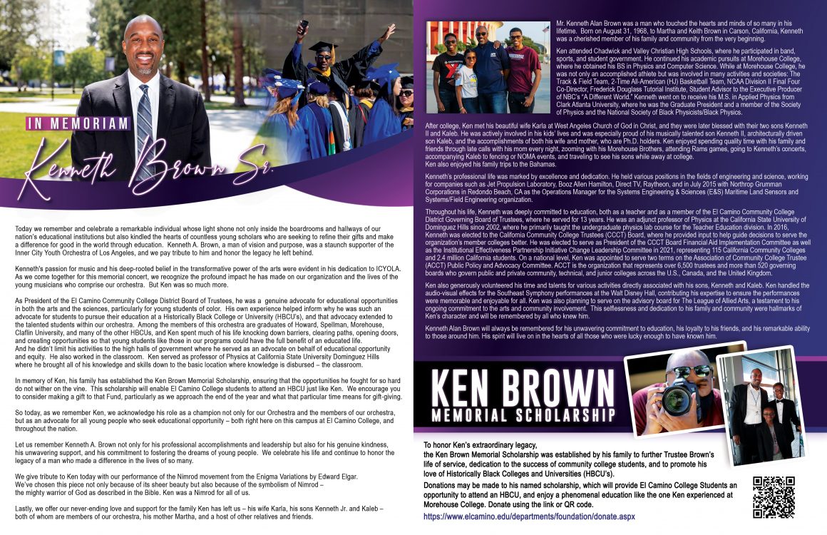 Page 6 and 7 - Season Opening Concert Program 2023