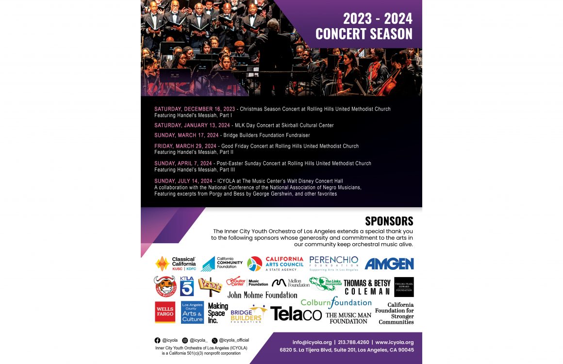 Back Page - Season Opening Concert Program 2023